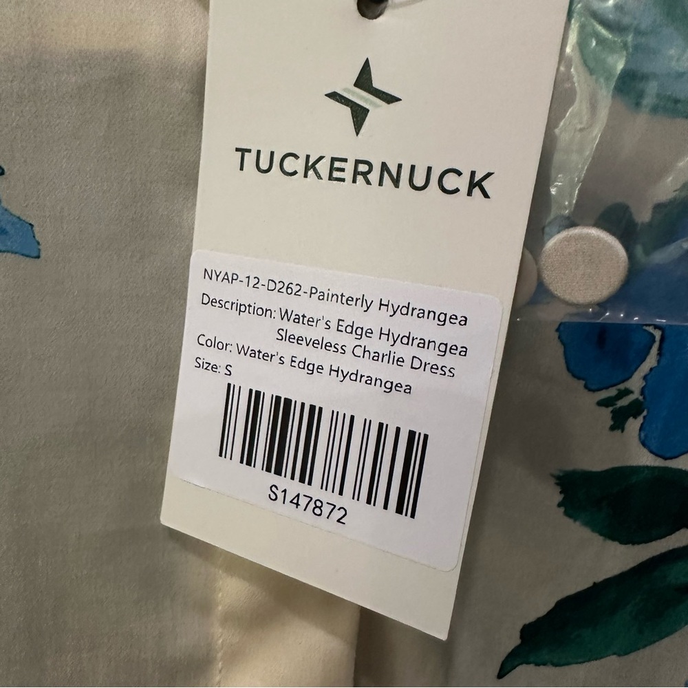 Tuckernuck Water's Edge Hydrangea Sleeveless Charlie Dress - Picture 12 of 15